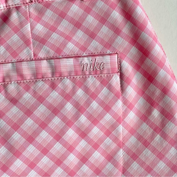 Nike Pink Gingham Golf Skirt - Picture 5 of 7